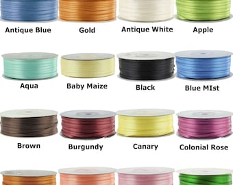 1/8" X 100 Yard Double Faced Satin Ribbon Art & Sewing Party Favor