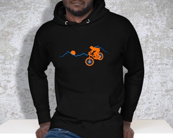 Bluza z kapturem Mountain Biker, prezent dla rowerzysty górskiego, bluza z kapturem Mountain Bike, bluza z kapturem Bike, bluza z kapturem Mountain Bike, bluza z kapturem Bike, bluza z kapturem MTB
