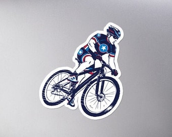 XC Mountain Bike Sticker, MTB Sticker, Mountain Bike Truck Sticker, Mountain Biker Gift, Regalo para Mountain Biker, Pegatina de la ventana de bicicleta