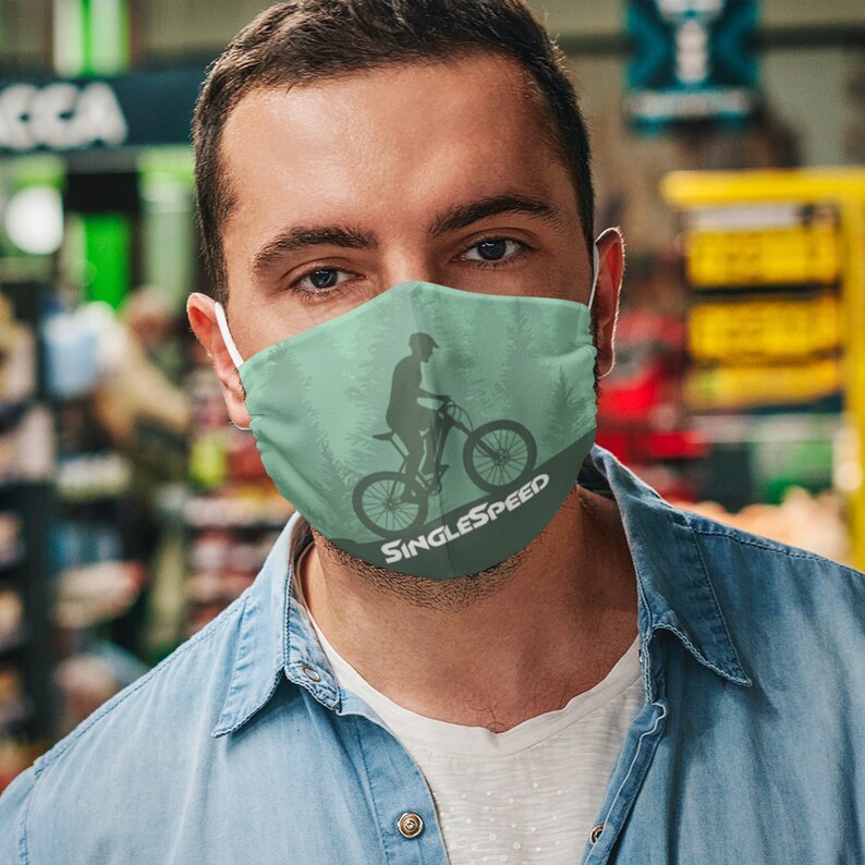 Singlespeed Face Mask Cycling Face Mask MTB Face Mask Etsy