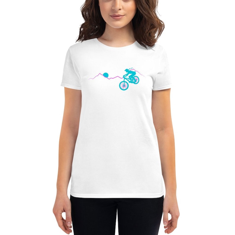 Women's Mountain Bike Shirt Ladies Mountain Bike Shirt Etsy