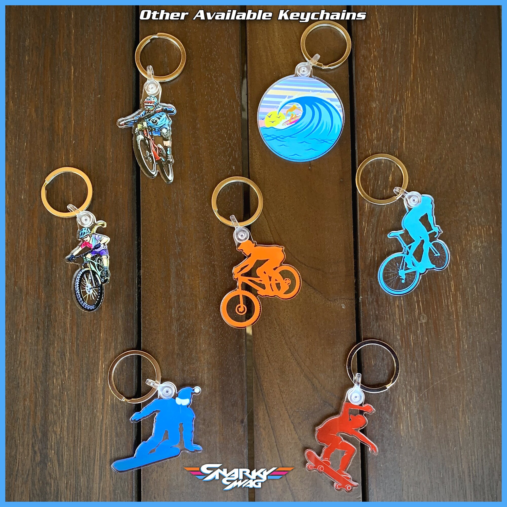 Snowboard Keychain Winter Sports Keychain Snowboard Keyring Etsy