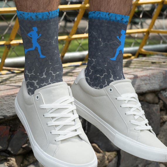 Mens Running Socks, Trail Running Socks, Gift for Runner, Stocking