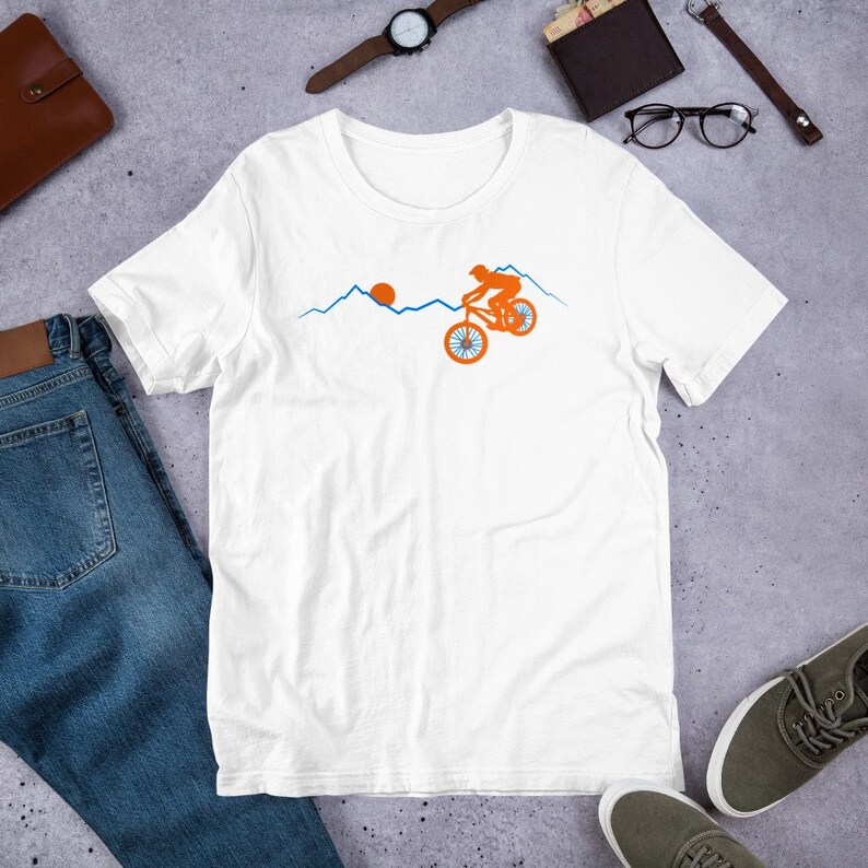 Mountain Biker Shirt Mountain Bike Gift Mountain Bike Tee Etsy