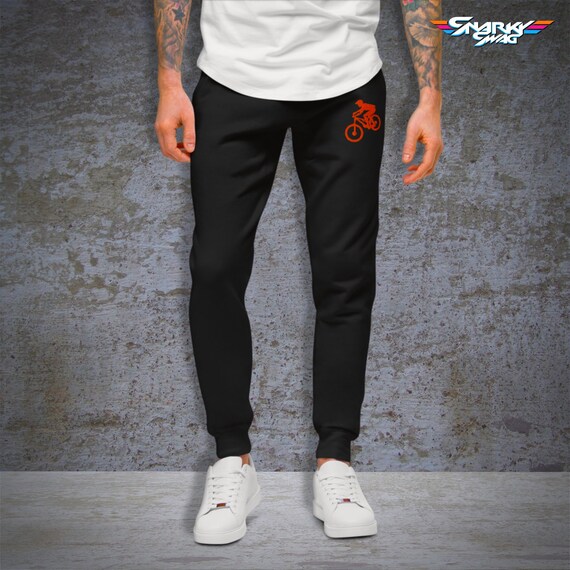 Unisex Fleece Sweatpants With Mountain 