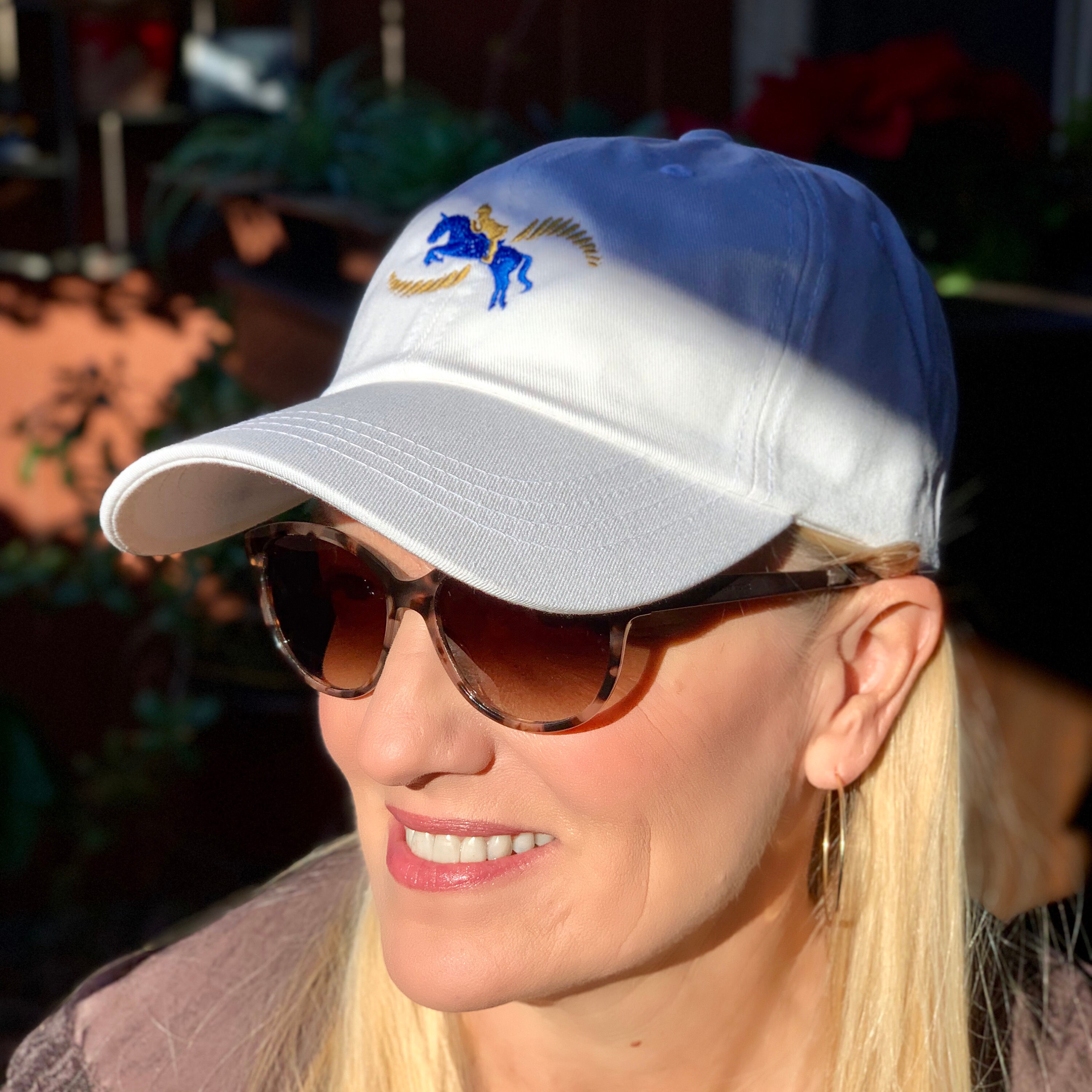 Horse Show Jumping Hat Horse Embroidery Horse Design Horse Etsy