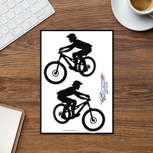Autocollants de puits de roue de vélo de montagne, autocollants de VTT, autocollant de camion, autocollant de navette, pack d’autocollants, autocollant de pare-chocs, autocollant de vinyle, autocollant de téléphone