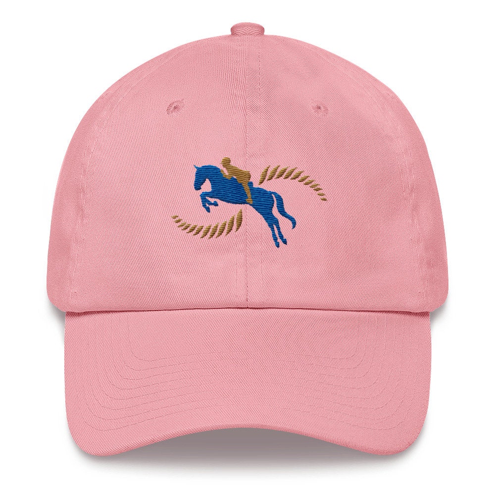 Horse Show Jumping Hat Horse Embroidery Horse Design Horse Etsy
