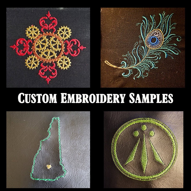 Custom Embroidery Dice Bag Pockets Option available Pricing Simplified image 1