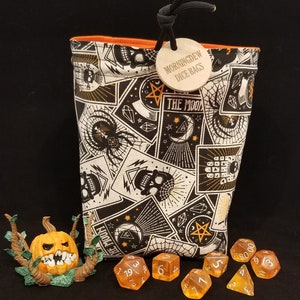 Black Cat Tarot Bag POCKETS option available image 2