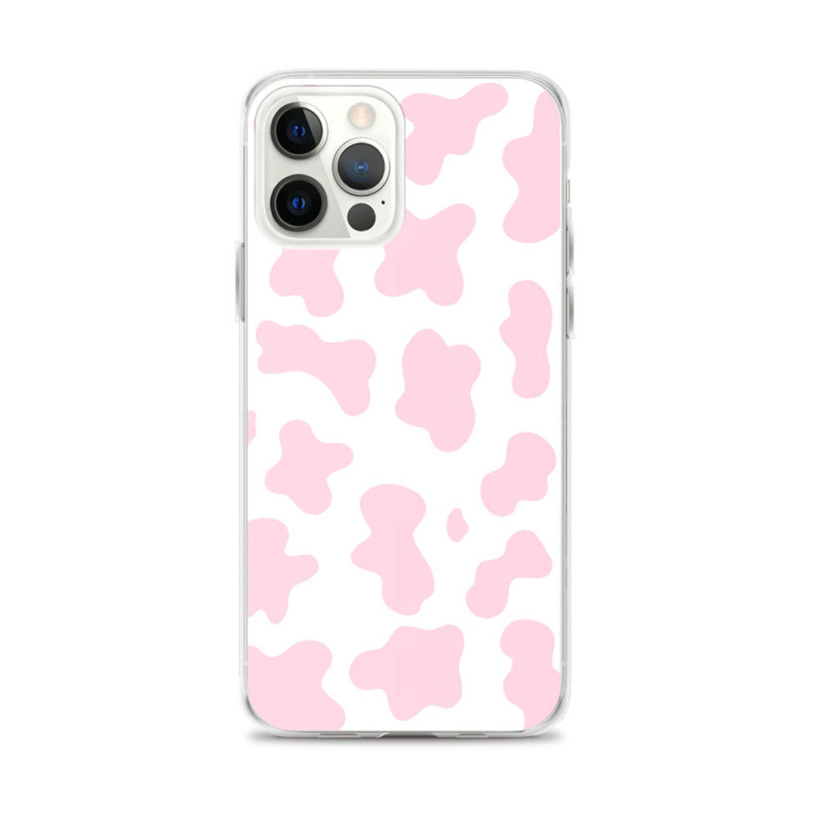 Cow Print Pink Iphone Case Strawberry Cow Strawberry Milk Etsy