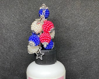 XL CHUNKY Stopper Topper, Handmade Stainless Steel Fine Tip Glue Pin, Glue Bottle Jewelry, Hand Made in USA, International Shipping