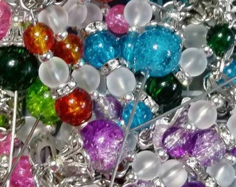 CHUNKY Grab Bag Special! 3 CHUNKY Stopper Topper Fine Tip Glue Pins - Selection varies