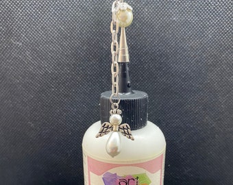 Angel Stopper Topper, Handmade Stainless Steel Glue Pin