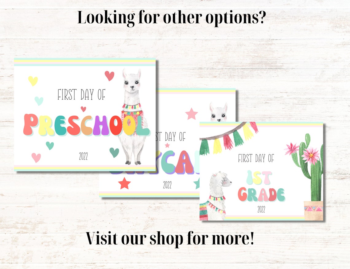 First Day of Daycare Sign Printable School Sign Daycare Sign New First Day of Daycare Sign Printable School Sign Daycare Sign New