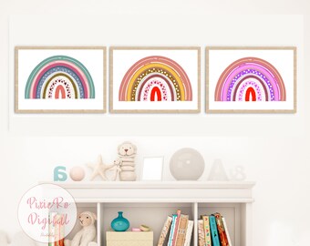 Rainbow Printables Rainbow Birthday Rainbow Baby Shower - Etsy