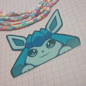 Ice Fox Peeker Sticker
