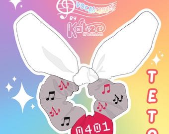 Vocaloid Scrunchies | Teto
