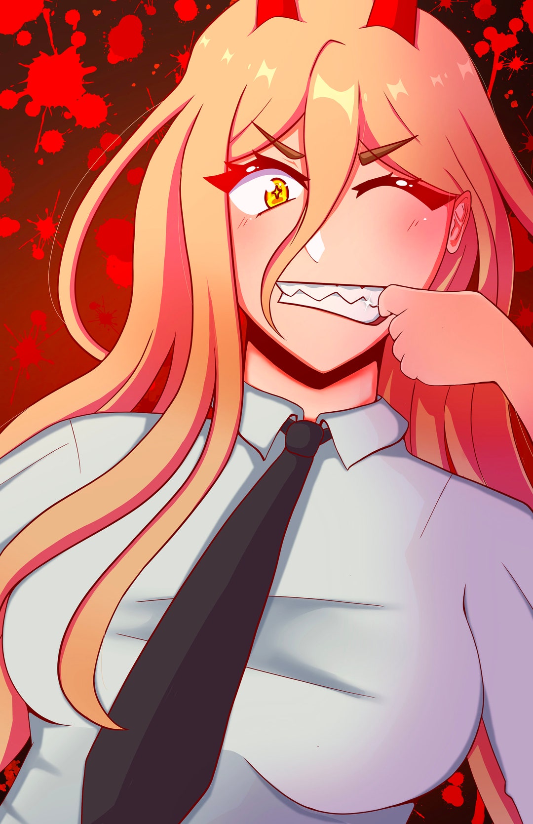 Power Print Chainsaw Man Etsy