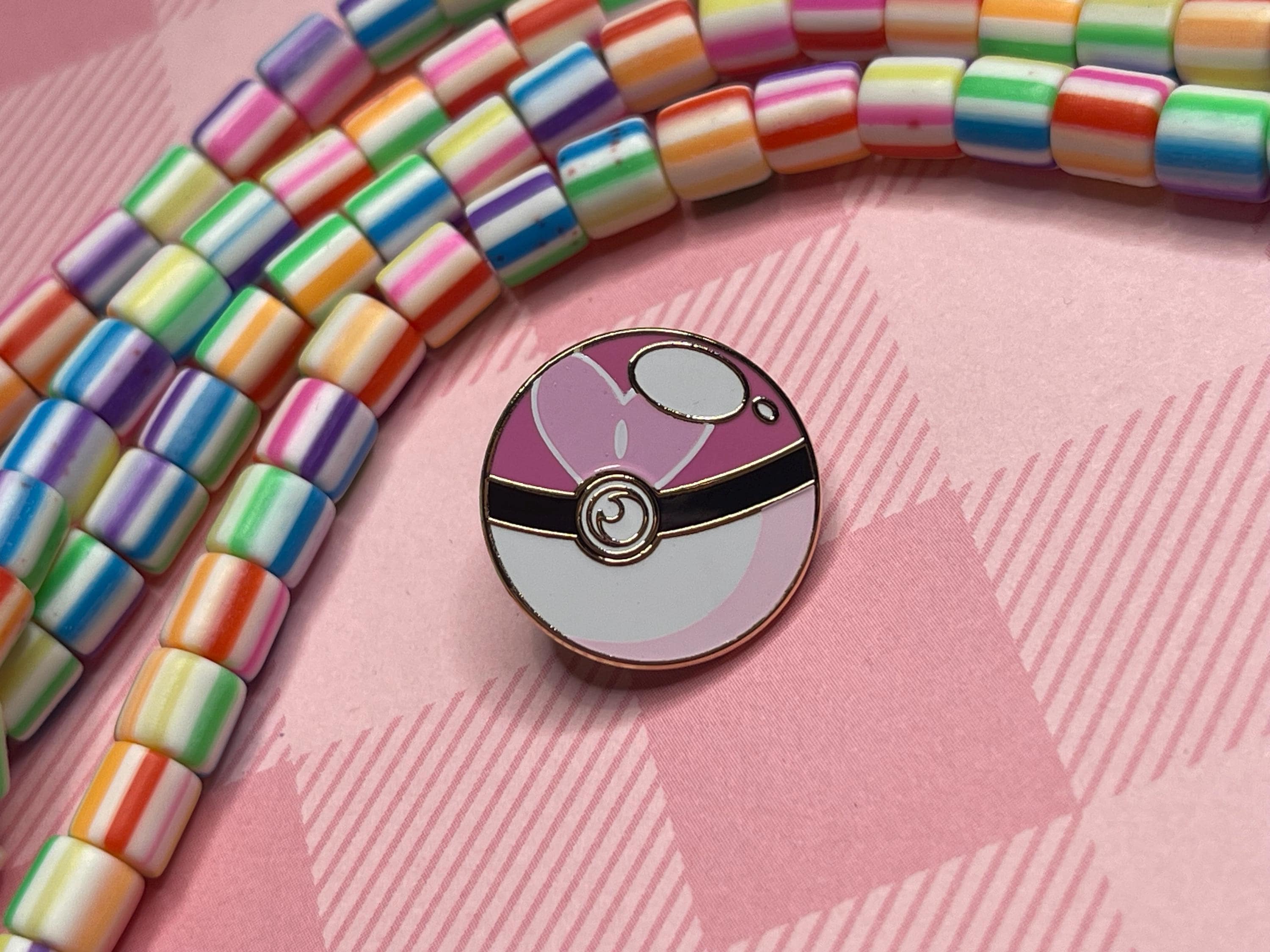 Love Ball Mini Enamel Pin - Etsy