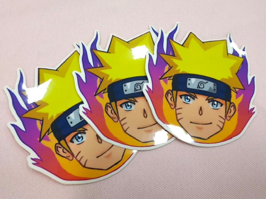 Naruto Vinyl Sticker Anime Ninja Fire Fox Hokage Kitsune Etsy