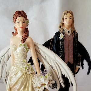 Nene Thomas Bride and Groom Fairy, cake topper for your special day