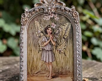 Vintage 1998 Flower Fairy Book Page Print | Cicely Mary Lady's Smock Fairy Art