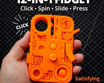 12-in-1 Sensory Fidget Toy for Stress Relief & Focus