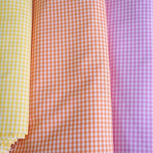 Fabric 1/8 inches Checkered Gingham - cotton - By the yard / Fabric Face Mask / Fabric Mask / Cotton Fabric / small gingham fabric for dress