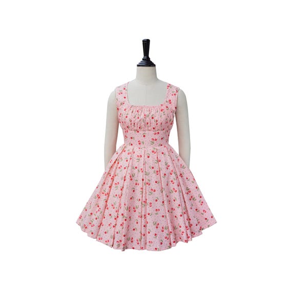 KATIE DRESS in Pink Cheri Cheri Lady Fabric | valentine vintage 50s retro swing DRESS 1950s brilliladies Rockabilly Style retro-inspired