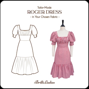 New! ROGER DRESS in your fabric choice | swing dress, 1950 vintage dress 50s, brilliladies rockabilly cocktail 1940 70s handmade sundress