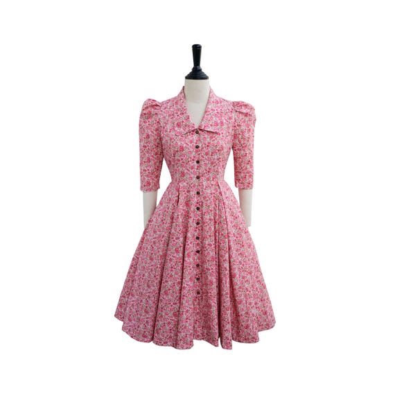 strapless open back dress L-5XL) Plus Size Retro Black Polka Dots Dress – Pluspreorder main image 1