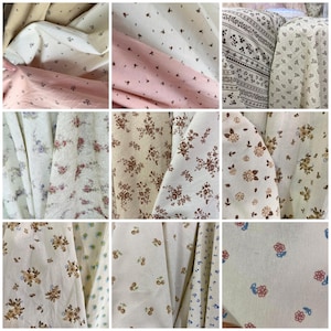 VH-05 Floral Linen Collection - By the Yard | floral print fabric, purple print 50s, Linen fabric, Floral linen fabric