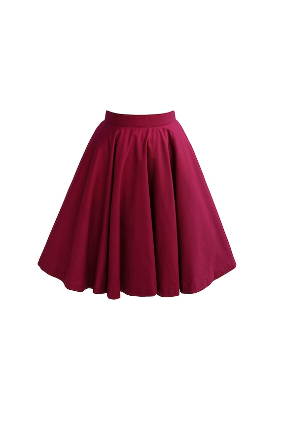 Burgundy skirt 9mm hotsell