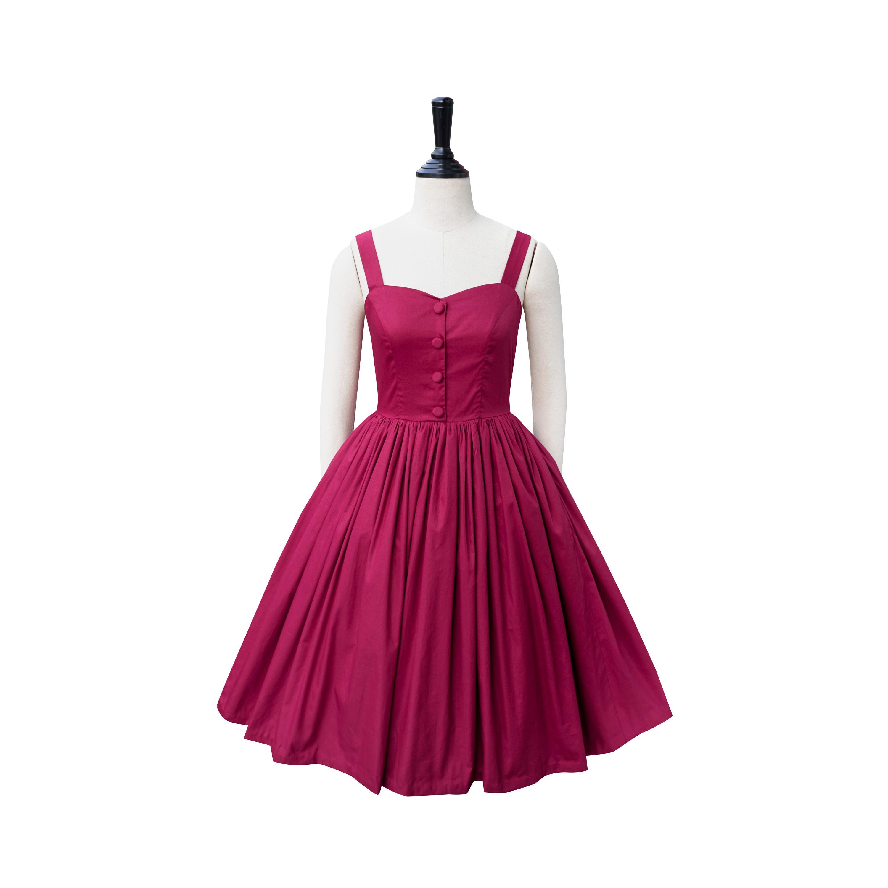 burgundy 1950s dress Cute Mermaid V Neck Burgundy Satin Prom Dress with Appliques PSK684 US14 / Dusty Blue main image 1