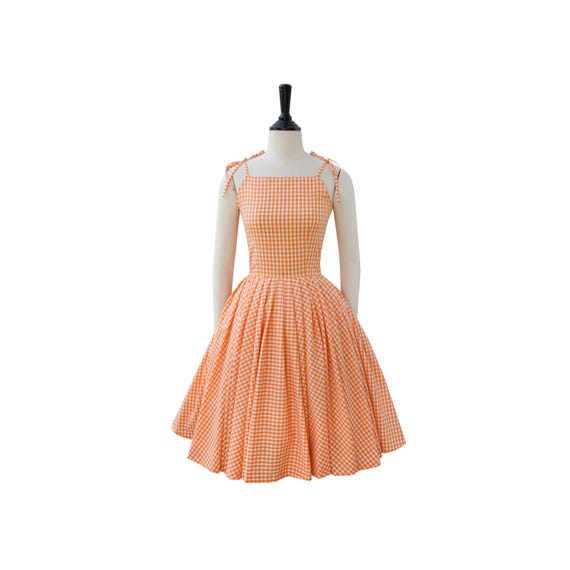 fitted lace wedding dress Women's Dresses - Cotton Gingham Dress main image 0
