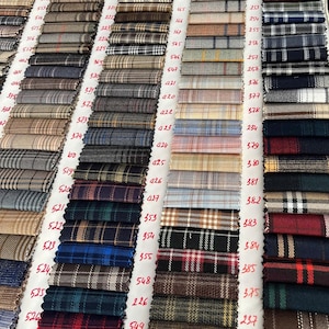 Fabric: Classic Tartan 1 – By the Yard | Scottish tartan fabric, plaid fabric, soft fabric for skirts, jackets – BrilliLadies