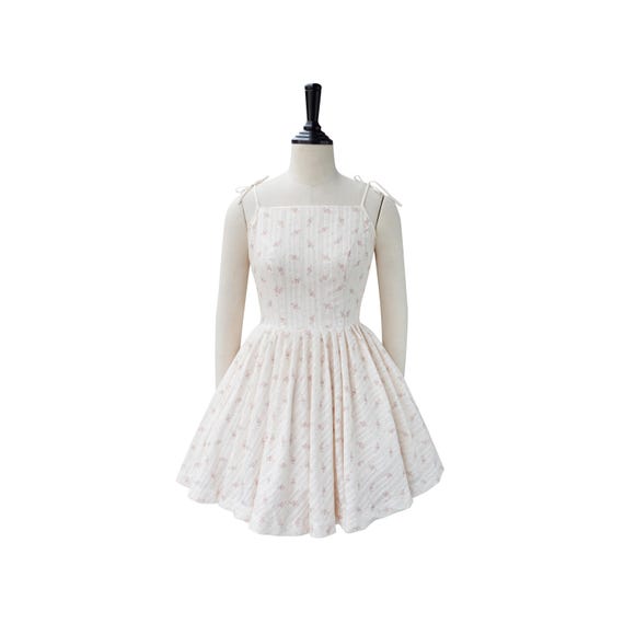 OPHELIA DRESS in Swiss Dot "ivory Rosebud" Fabric | Brilliladies Cotton  Dress, Pin up Dress 50s Retro Swing Dress 1950 Rockabilly Cocktail - Etsy