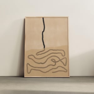 &quot;Hochwertiger Kunstdruck &quot;&quot;The verschenkbar&quot;&quot;, Original abstrakte Wandkunst für minimalistisches Wohndekor, Wohnzimmer, Schlafzimmer, Büro, ästhetisches Kunstwerk.&quot;