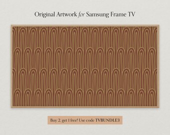 Samsung Frame TV Art, Tall Arches / Modern Abstract Digital Art, Line Art, Instant Digital Download for TV Art Mode