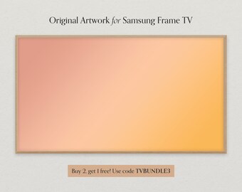 Samsung Frame TV Art, Gradient 02 / Modern Abstract Digital Art, Instant Digital Download for TV Art Mode