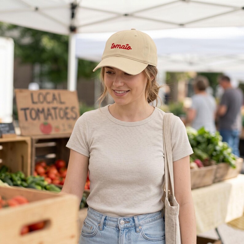 Minimalist Aesthetic Cap Trendy Market Style Apparel