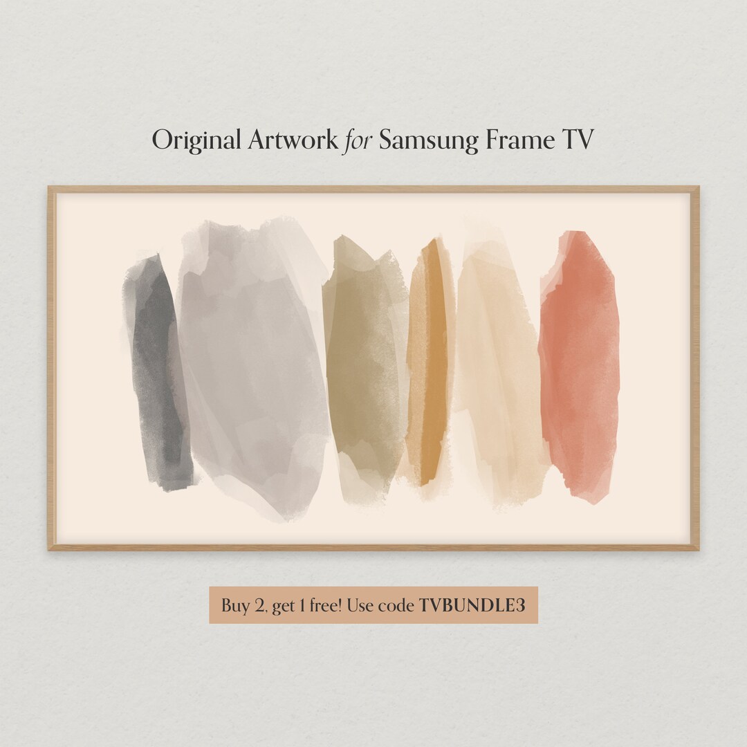Samsung Frame TV Art, Palette / Modern Abstract Digital Art, Instant Digital Download for TV Art