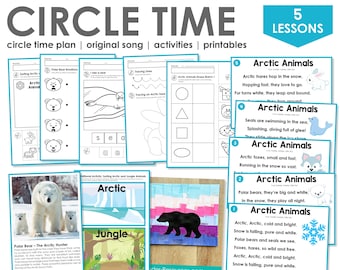 Polar Bear Activity Pack, Preschool Winter Curriculum, Circle Time ...