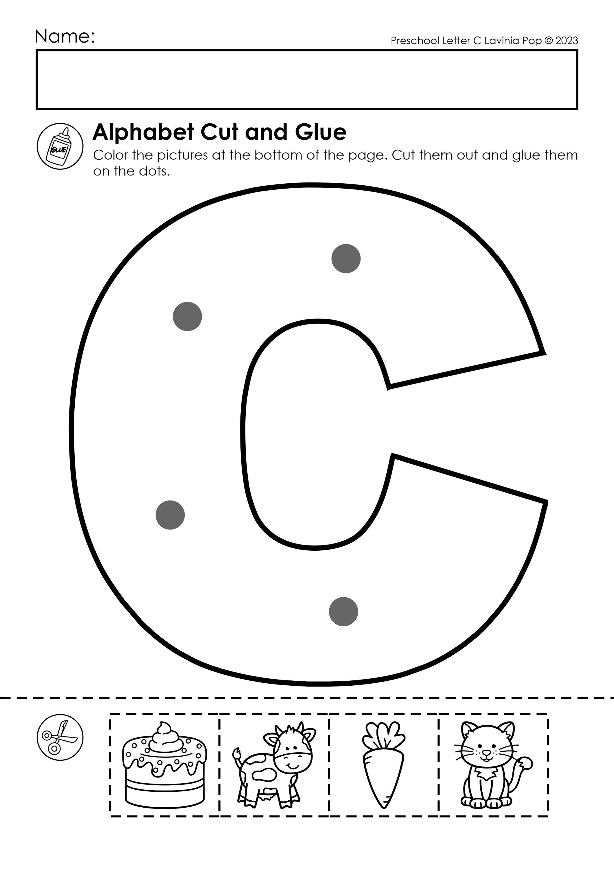 Preschool Alphabet Letter of the Week Curriculum C - Etsy