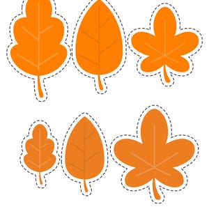 Autumn Tree and Leaves Color Matching Activity | 11 Colors