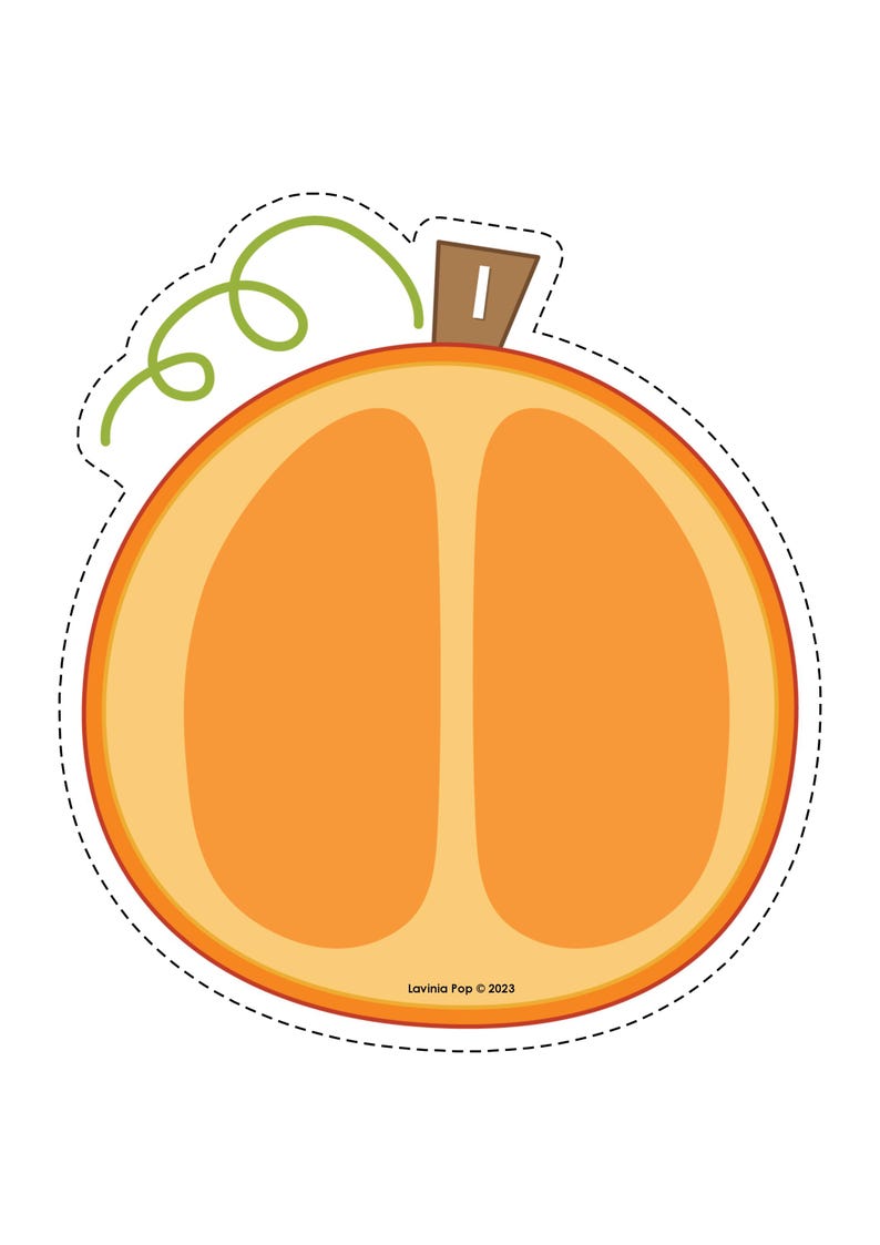 Pumpkin Seed Counting Printable Activity - Etsy