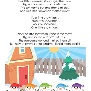 Snow Winter Weather Preschool Theme Curriculum Printables | Preschool ...
