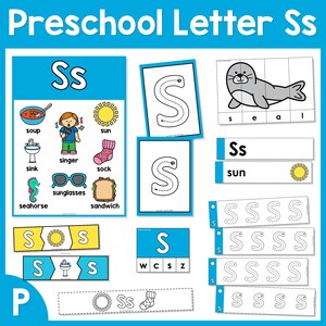 Preschool Alphabet Letter of the Week Curriculum S - Etsy