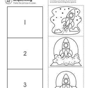 Space Preschool Theme Curriculum Printables | Preschool Circle Time ...